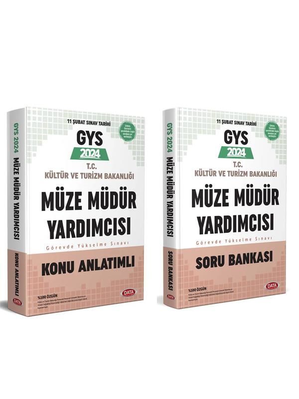 Data 2024 GYS Kültür ve Turizm Bakanlığı Müze Müdür Yardımcısı Soru ve Konu Data Yayınları
