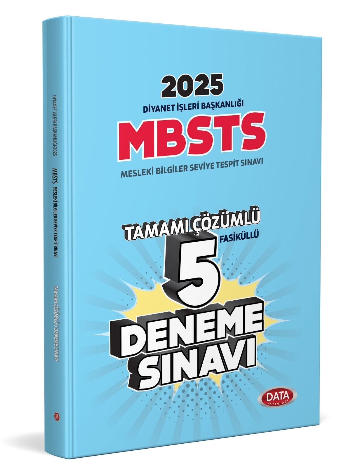 Data 2025 Diyanet İşleri Başkanlığı MBSTS Tamamı Çözümlü 5 Fasikül Deneme Data Yayınları