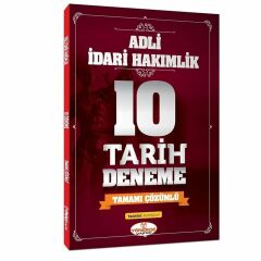 Yönerge Adli İdari Hakimlik Tarih 10 Deneme Çözümlü Yönerge Yayınları