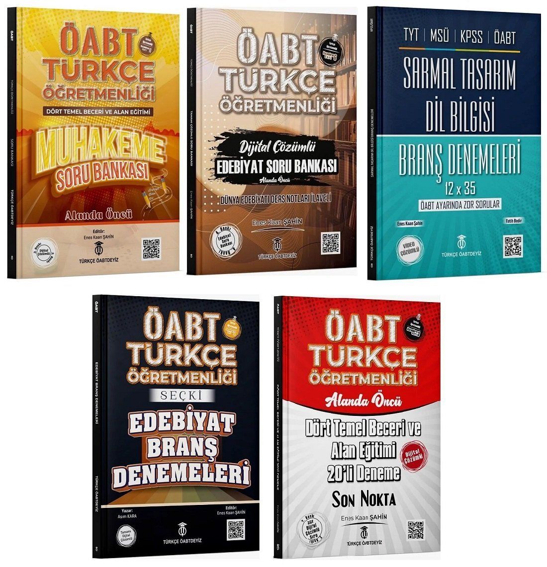 Türkçe Öabtdeyiz ÖABT Türkçe Öğretmenliği Soru Bankası + Deneme 5 li Set Türkçe Öabtdeyiz
