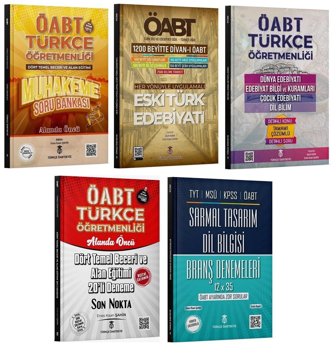 ÖABT Türkçe Öğretmenliği Soru Bankası + Deneme 5 li Set Türkçe Öabtdeyiz