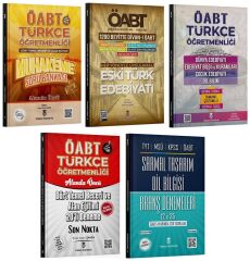 ÖABT Türkçe Öğretmenliği Soru Bankası + Deneme 5 li Set Türkçe Öabtdeyiz