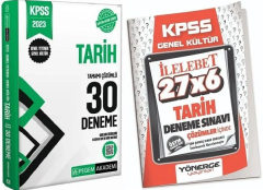 2023 KPSS Pegem ve Yönerge Yayınları Tarih 30+6 Deneme 2 li Set