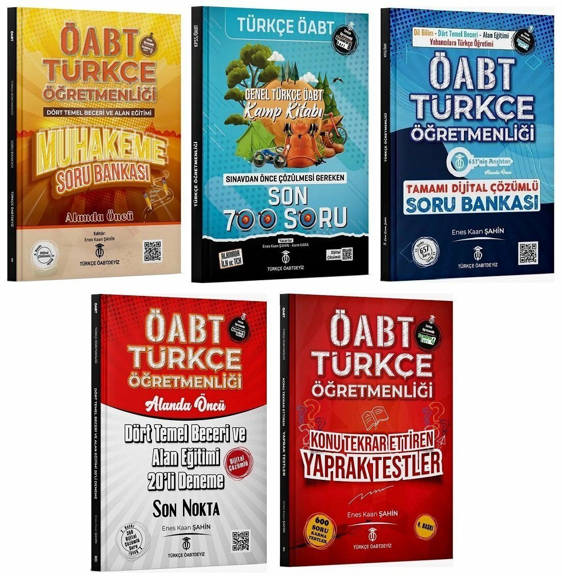 Türkçe ÖABT Türkçe Öğretmenliği Soru Bankası + Deneme + Yaprak Test 5 li Set Türkçe Öabtdeyiz