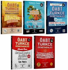 Türkçe ÖABT Türkçe Öğretmenliği Soru Bankası + Deneme + Yaprak Test 5 li Set Türkçe Öabtdeyiz