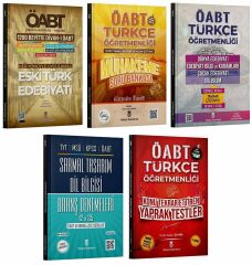Türkçe ÖABT Türkçe Öğretmenliği Soru Bankası + Deneme + Yaprak Test 5 li Set Türkçe Öabtdeyiz