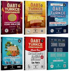 Türkçe Öabtdeyiz ÖABT Türkçe Konu + Soru Bankası + Deneme 6 lı Set Türkçe Öabtdeyiz