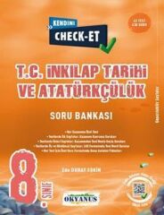 Okyanus 8. Sınıf TC İnkılap Tarihi ve Atatürkçülük Kendini Check-Et Soru Bankası Okyanus Yayınları