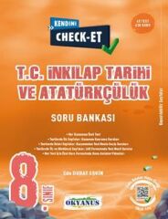 Okyanus 8. Sınıf TC İnkılap Tarihi ve Atatürkçülük Kendini Check-Et Soru Bankası Okyanus Yayınları