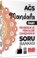 Retro Yayıncılık MEB AGS ÖABT Rehberlik ve Psikolojik Danışmanlık Mandala Soru Bankası