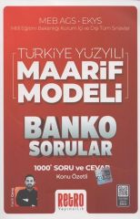 Retro Yayıncılık MEB AGS Maarif Modeli Banko Sorular