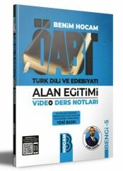 Benim Hocam ÖABT Türk Dili ve Edebiyatı Alan Eğitimi Video Ders Notları BENGİ 5