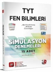 3D Yayınları YKS TYT Fen Bilimleri Simülasyon 15 Deneme Video Çözümlü 3D Yayınları