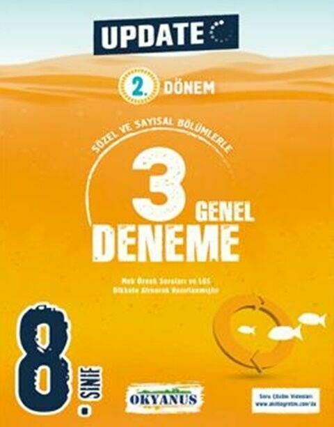 Okyanus 8. Sınıf 2. Dönem Update 3 Genel Deneme Okyanus Yayınları