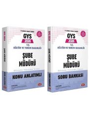 Data 2024 GYS Kültür ve Turizm Bakanlığı Şube Müdürlüğü Konu + Soru 2 li Set Görevde Yükselme Data