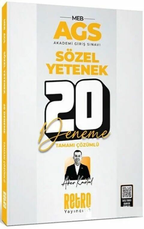 Retro Yayıncılık 2025 MEB AGS Sözel Yetenek 20 Deneme