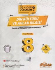 Spoiler Yayınları 8. Sınıf Din Kültürü ve Ahlak Bilgisi Ünite Değerlendirme Sınavı