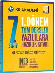 KR Akademi 7. Sınıf 1. Dönem Tüm Dersler Yazılılara Hazırlık Kitabı