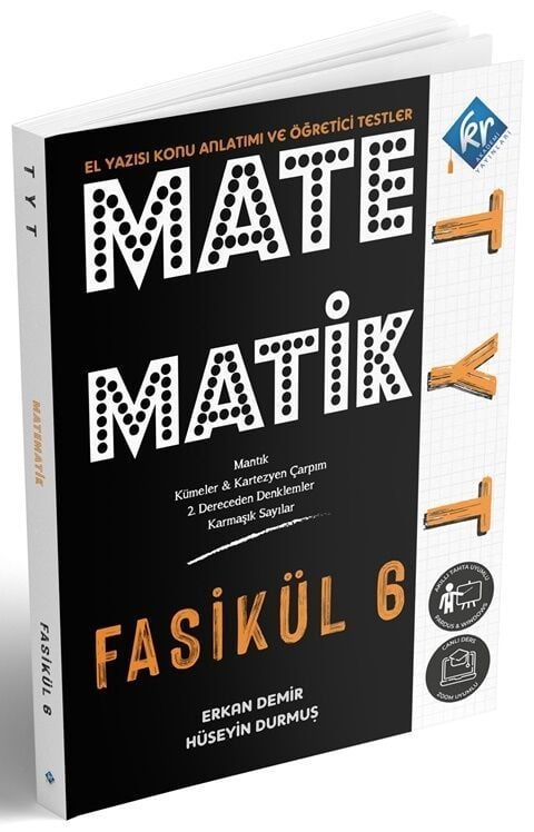 KR Akademi TYT Matematik El Yazısı Konu Anlatım 6. Fasikül