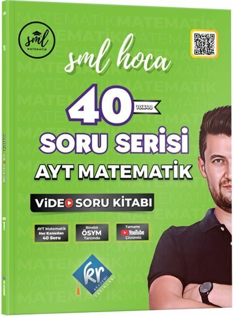 KR Akademi SML Hoca AYT Matematik 40 Soru Serisi Video Soru Kitabı