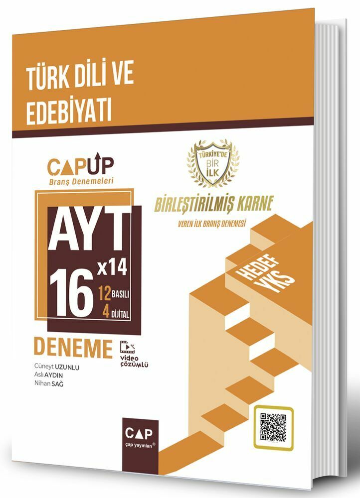 Çap Yayınları AYT Türk Dili ve Edebiyatı 16 X 24 Up Deneme