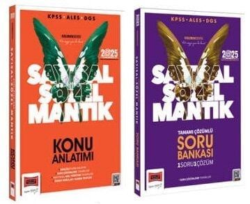 Yargı 2025 KPSS ALES DGS Sayısal Sözel Mantık Konu + Soru Bankası 2 li set Yargı Yayınları