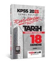 Yediiklim Yayınları 2023 KPSS Genel Kültür Tonyukuk Tarih Tamamı Çözümlü 18 Deneme