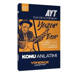 Yönerge Yayınları YKS AYT Türk Dili ve Edebiyatı Yazar Eser Konu Anlatımı