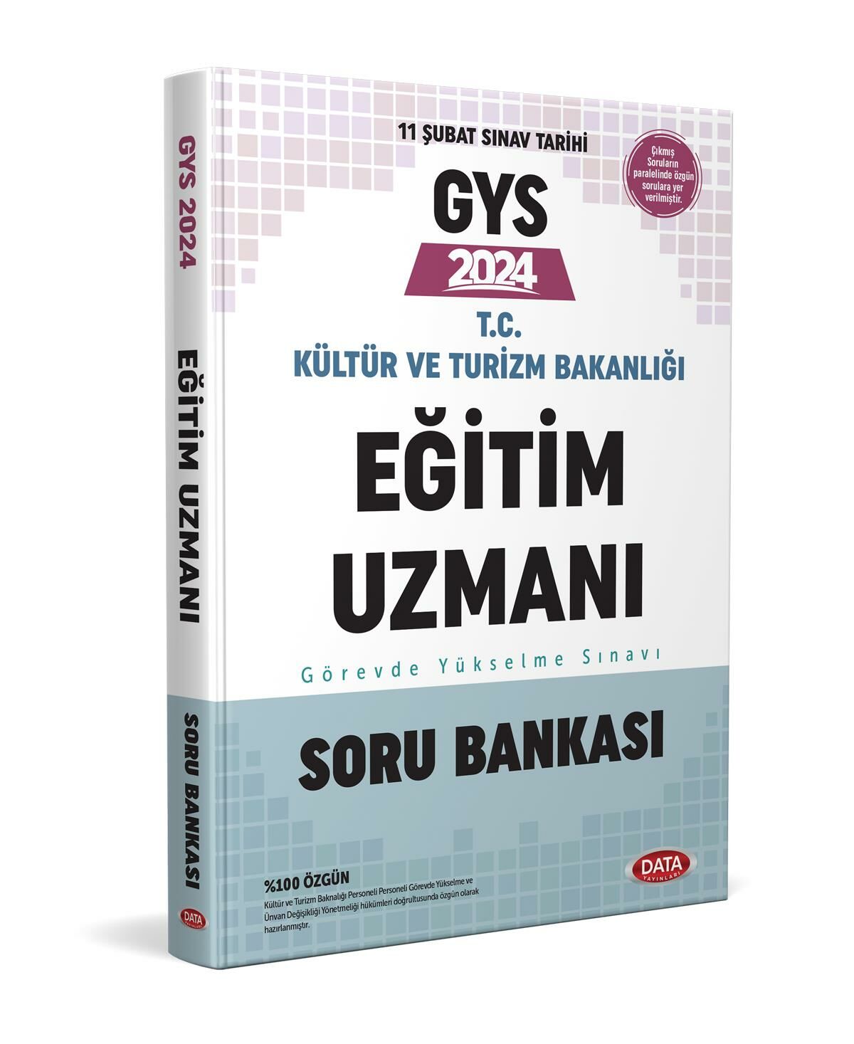 Data 2024 GYS Kültür ve Turizm Bakanlığı Eğitim Uzmanı Soru Bankası Görevde Yükselme Data Yayınları