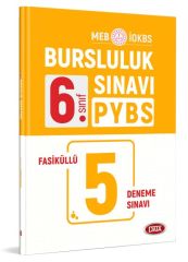 Data Yayınları 6. Sınıf Bursluluk Sınavı 5 Deneme Sınavı PYBS - İOKBS