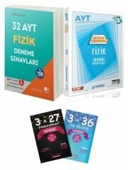 Supara + Nihat 2025 AYT Fizik Deneme + Konu Deneme + Anla Kazan Deneme 4 lü Set