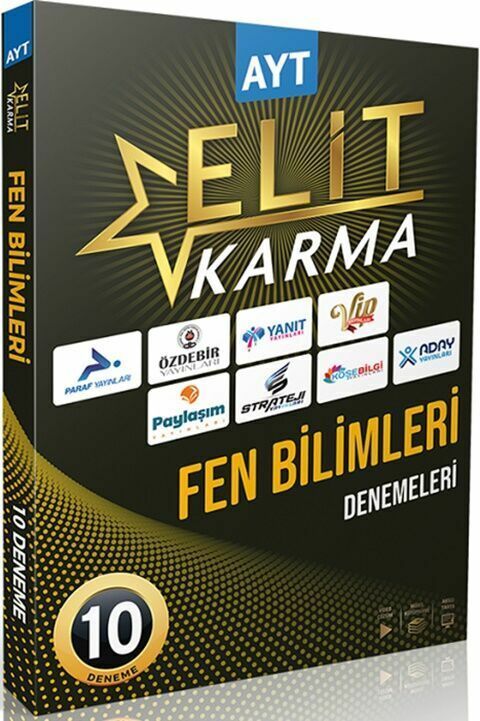 Paraf Yayınları AYT Fen Bilimleri Elit Karma 10 Deneme