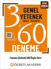 ÖĞRETİ AKADEMİ 3X60 GENEL YETENEK DENEME