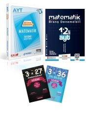Supara + Etkili 2025 AYT 16 Konu Deneme + AYT 12li Deneme + Anla Kazan Deneme Seti 4 lü Set