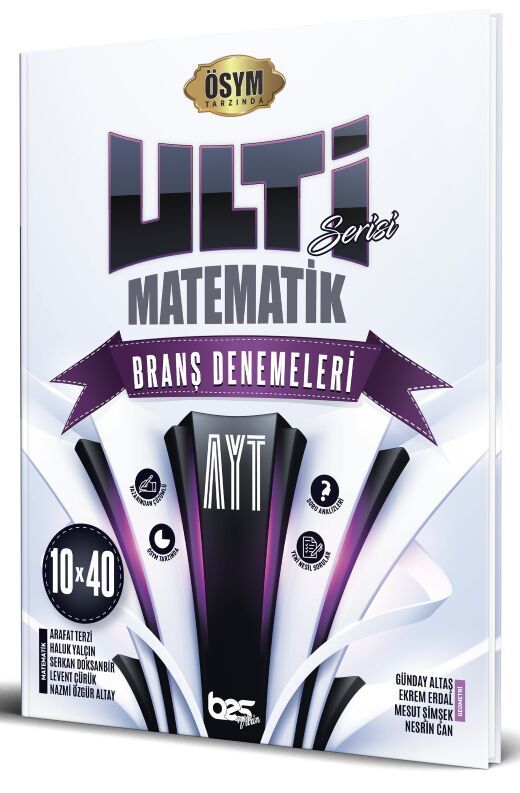 Bes Yayınları AYT Matematik Ulti Serisi Denemeleri