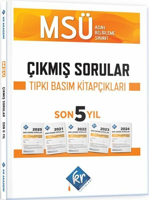KR Akademi MSÜ Çıkmış Sorular Son 5 Yıl Tıpkı Basım Fasikülleri