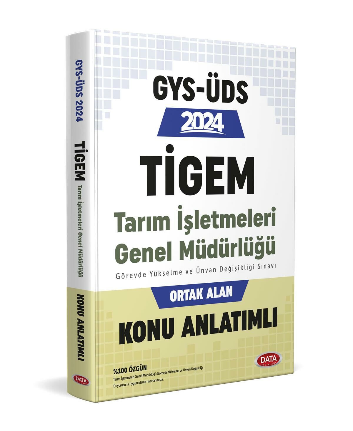 Data 2024 GYS TİGEM Tarım İşletmeleri Konu Anlatımlı Görevde Yükselme ve Ünvan Değişikliği Data