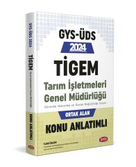 Data 2024 GYS TİGEM Tarım İşletmeleri Konu Anlatımlı Görevde Yükselme ve Ünvan Değişikliği Data