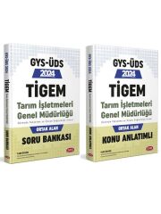 Data 2024 GYS TİGEM Tarım İşletmeleri Konu + Soru 2 li Set Görevde Yükselme ve Ünvan Değişikli Data