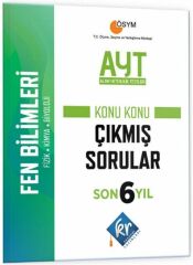 KR Akademi AYT Fen Bilimleri Son 6 Yıl Konu Konu Çıkmış Sorular