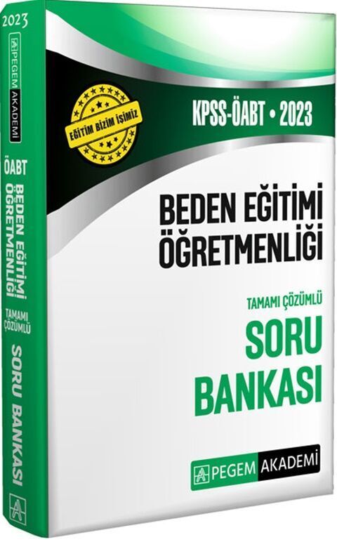 Pegem Yayınları 2023 KPSS ÖABT Beden Eğitimi Soru Bankası