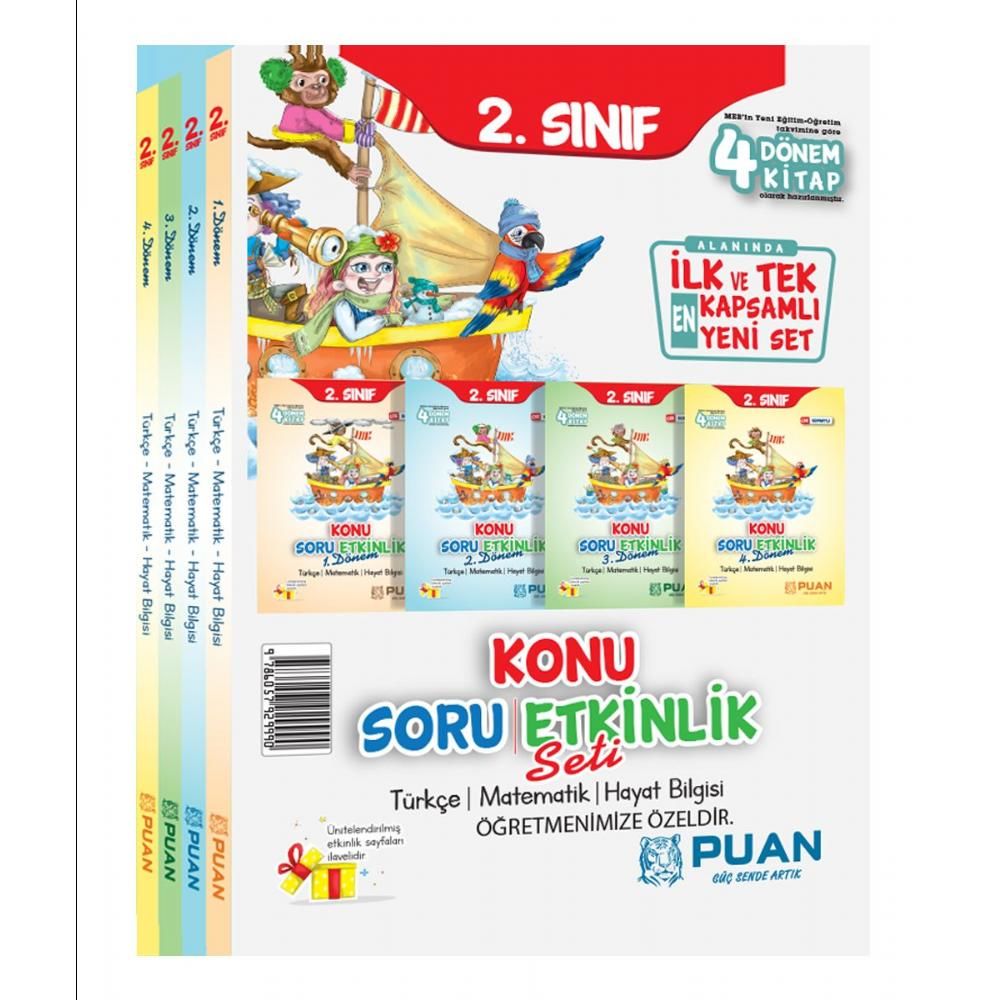 Puan Yayınları 2. Sınıf Konu Soru Etkinlik Seti