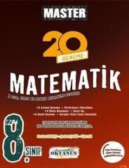 Okyanus 8. Sınıf Master Matematik 20 Deneme Okyanus Yayınları