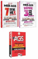 Yargı + İndeks 2025 MEB-AGS Tüm Dersler Soru Bankası + 10 Deneme 3 lü Set Yargı + İndeks Akademi Yayınları