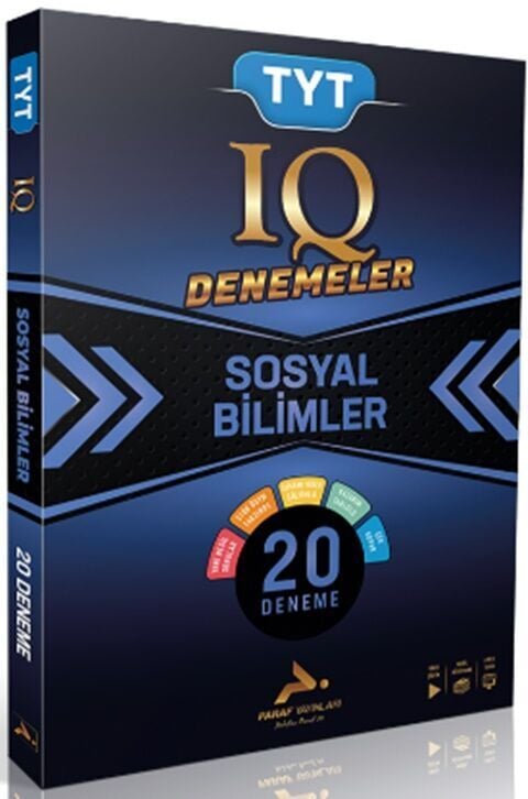 Paraf TYT IQ Sosyal Bilimler Video Çözümlü 20 Branş Deneme Paraf Yayınları