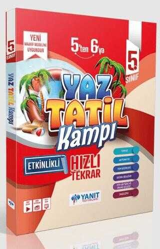 Yanıt Yayınları 5. Sınıf 5 ten 6 ya Etkinlikli Yaz Tatil Kitabı 2026