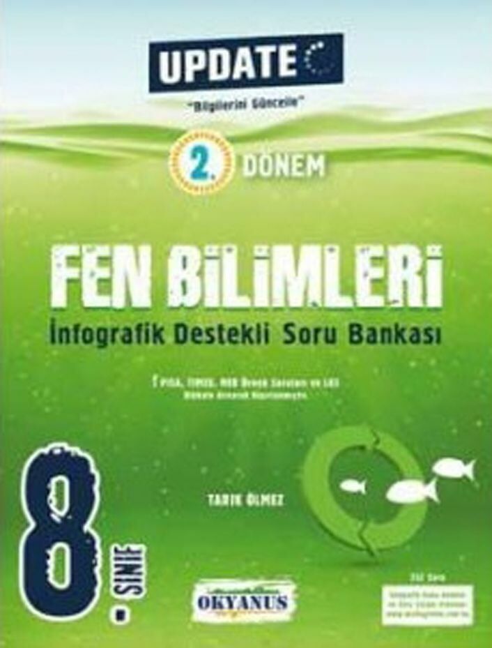 Okyanus 8. Sınıf Fen Bilimleri Update 2. Dönem Soru Bankası Okyanus Yayınları