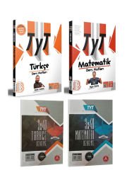 A Yayınları TYT 3x40 Türkçe Matematik Deneme ve Benim Hocam TYT Türkçe ile Matematik Ders Notları