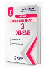 Ardışık Yayınları 2024 7.Sınıf 1.Dönem Bursluluk 3 Deneme Sınavı