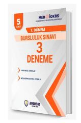 Ardışık Yayınları 2024 5.Sınıf 1.Dönem Bursluluk 3 Deneme Sınavı